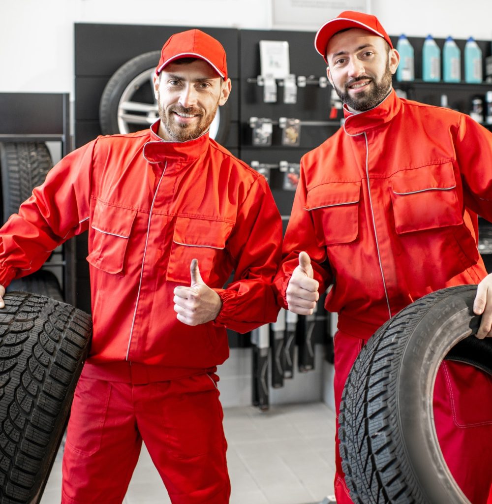 Mobile tire Workers